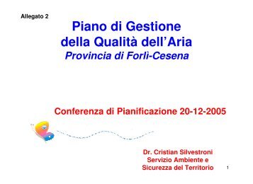 Presentazione Dott. Cristian Silvestroni (pdf 4.495 KB) - Provincia di ...