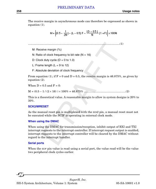 SuperH (SH) 64-Bit RISC Series SH-5 System Architecture, Volume ...