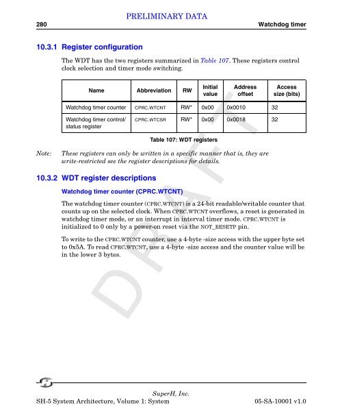 SuperH (SH) 64-Bit RISC Series SH-5 System Architecture, Volume ...