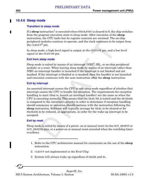 SuperH (SH) 64-Bit RISC Series SH-5 System Architecture, Volume ...