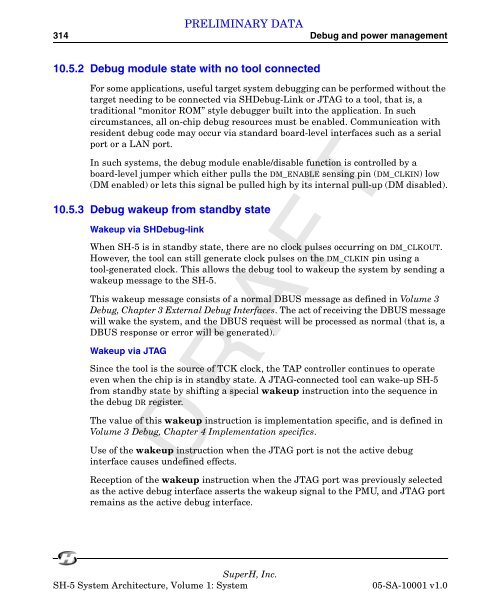 SuperH (SH) 64-Bit RISC Series SH-5 System Architecture, Volume ...