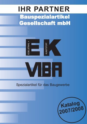 1 2 4 3 5 6 7 8 9 10 - Bauspezialartikel Gesellschaft mbH EK+VIBA