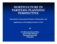 Horticulture in Pakistan: Planning Perspective by Dr. Muhammad ...