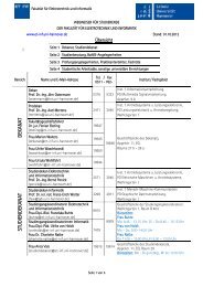 D EKA N A T STUD IEN DEKA N A T - Fakultät für Elektrotechnik und ...