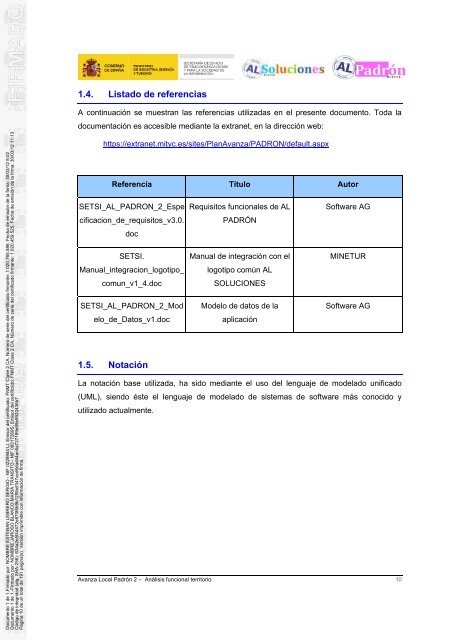 AnÃ¡lisis funcional territorio AL PadrÃ³n [PDF] [4659 KB] - Plan Avanza