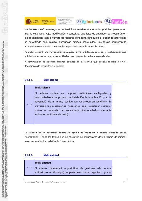 AnÃ¡lisis funcional territorio AL PadrÃ³n [PDF] [4659 KB] - Plan Avanza