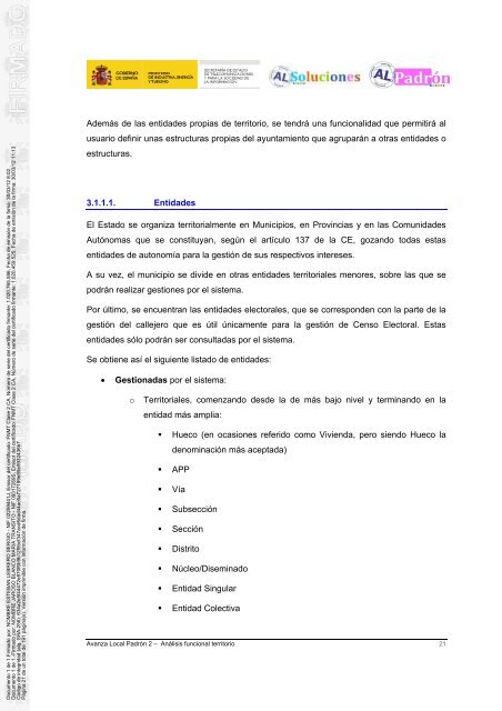 AnÃ¡lisis funcional territorio AL PadrÃ³n [PDF] [4659 KB] - Plan Avanza