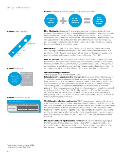 HP 2012 Cyber Risk Report