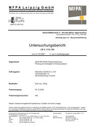 MFPA Leipzig GmbH - Bauspezialartikel Gesellschaft mbH EK+VIBA