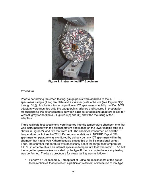 Determination of Creep Compliance and Tensile Strength of Hot-Mix ...