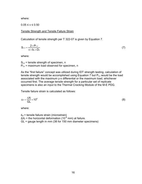 Determination of Creep Compliance and Tensile Strength of Hot-Mix ...