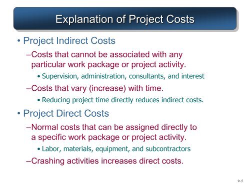 Chapter 9 Reduce Project Duration