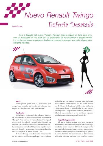 Euforia Desatada Nuevo Renault Twingo - Centro Zaragoza