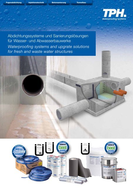 Abdichtungssysteme und Sanierungslösungen für Wasser- und ...