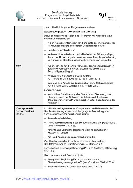 Handlungskonzept Schule & Arbeitswelt - Berufsorientierung.inbas ...