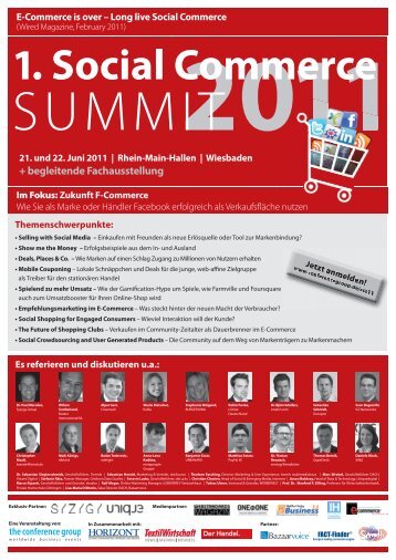 1. Social Commerce - The Conference Group GmbH
