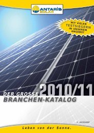 BRANCHEN-KATALOG - Enspa-Photovoltaik