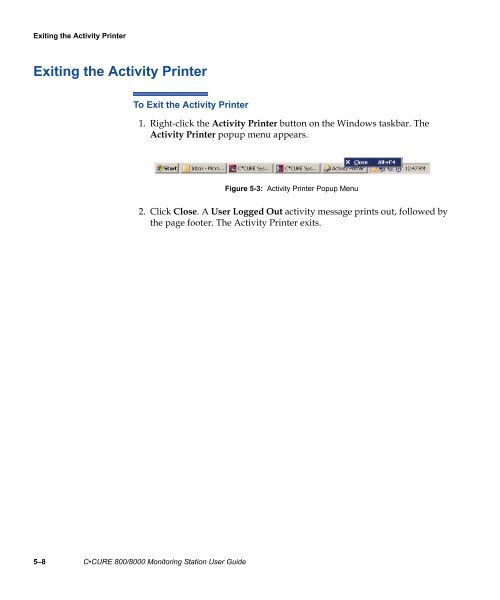 Câ¢CURE 800/8000 Monitoring Station Guide - Tyco Security Products