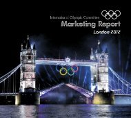 Marketing Report London 2012 - International Olympic Committee