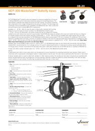 VIC®-300 MasterSeal™ Butterfly Valves 08.20 - Victaulic