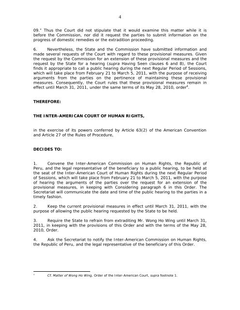 order of the inter-american court of human rights november 26, 2010 ...