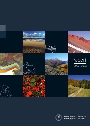 Raport 2007 - 2008 - PaÅstwowy Instytut Geologiczny