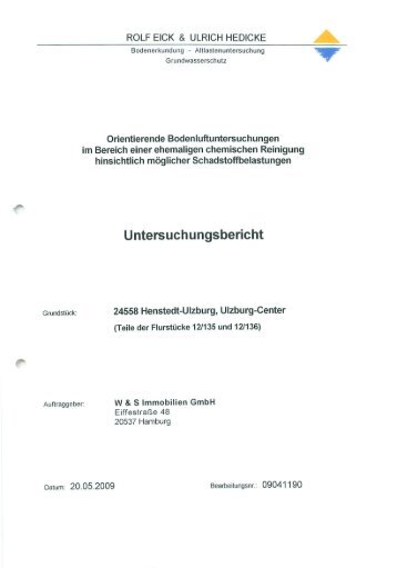 rolf eick & ulrich hedicke - Gemeinde Henstedt-Ulzburg