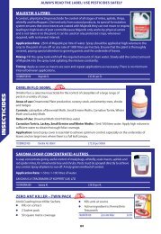 INSECTICIDES - Pitchcare