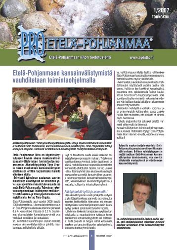 2007/1 - EtelÃ¤-Pohjanmaan liitto