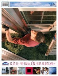 GUÃA DE PREPARACIÃN PARA HURACANES - Lowe's