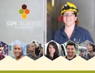 CUPE CELEBRATES - Canadian Union of Public Employees