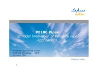 PE 100 Bimodal Innovation Of Pressure pipe