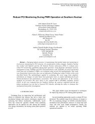 Robust PCI Monitoring During PWR Operation at ... - Studsvik