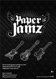 Visit www.paperjamzpro.com Download the free app ... - WowWee