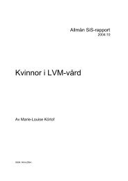 2004:10 Kvinnor i LVM-vÃ¥rd - Statens Institutionsstyrelse