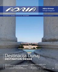 Destinacija Dunaj - Adria Airways