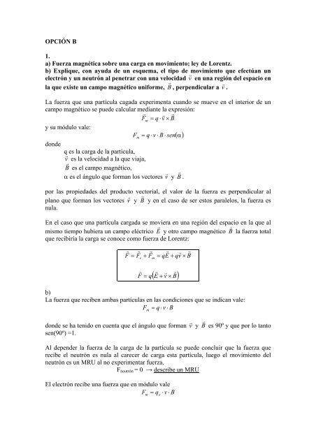 CorrecciÃ³n Examen 1. AndalucÃ­a 2011