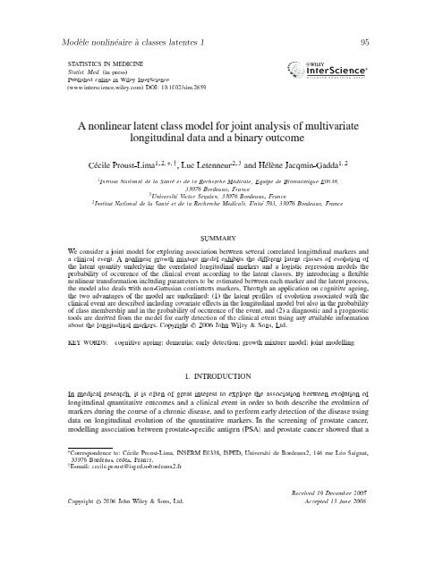 Télécharger le texte intégral - ISPED-Enseignement à distance