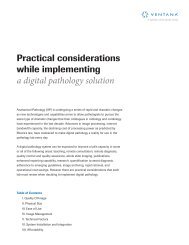 Practical Considerations Whitepaper - Ventana Medical Systems