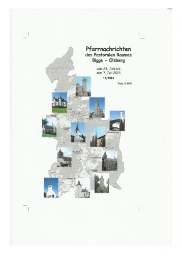 Pfarrbrief 26/27 - Olsberg-Mittendrin