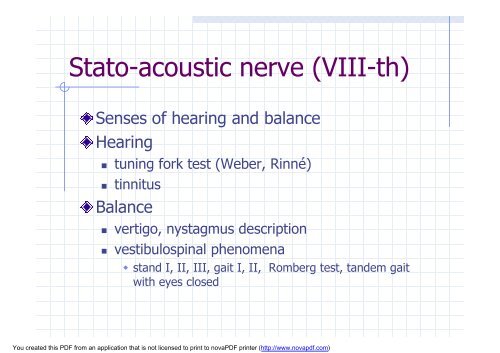 NEUROLOGICAL EXAMINATION