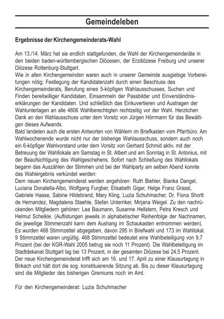 Gemeindeleben - Sankt-antonius-online.de