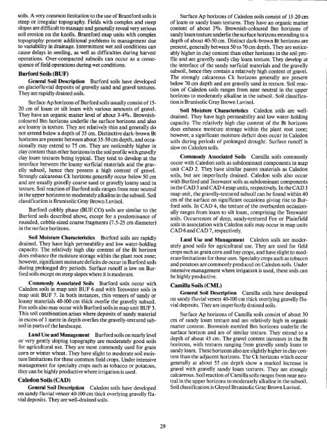 The Soils of Brant County - Agriculture and Agri-Food Canada