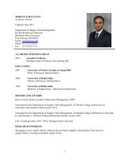 1 SRIRAM NARAYANAN Academic Resume Updated: May 2013 ...