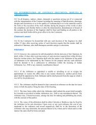 interpretation of contract documents, disputes & arbitration