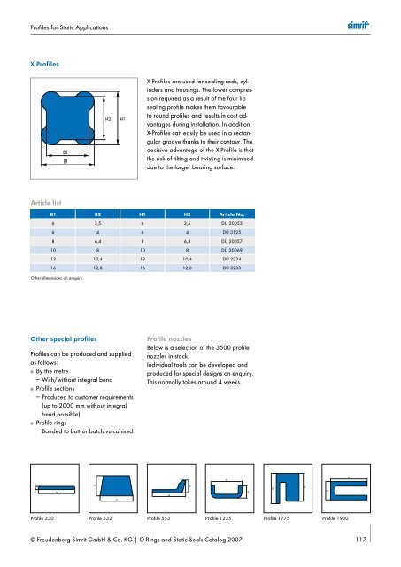 Simrit 2007 Catalogue O-ring