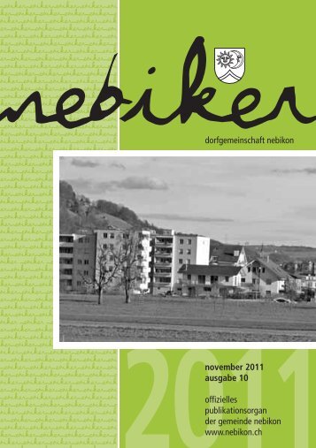 Nebiker - November 2011 - Gemeinde Nebikon
