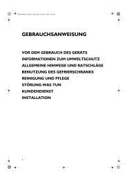 vor dem gebrauch des geräts informationen zum ... - Privileg