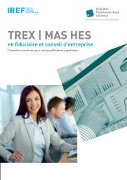 TREX | MAS HES en fiduciaire et conseil d'entreprise - IREF