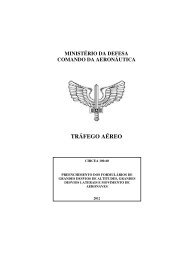 TRÃFEGO AÃREO - Tarifas de NavegaÃ§Ã£o AÃ©rea - DECEA